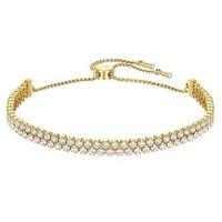 swarovski subtle gold plated crystal bracelet 5245530