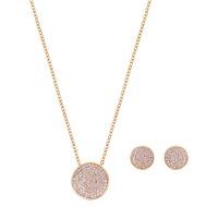 Swarovski Ladies Fun Rose Gold Plated Crystal Jewellery Set 5227970