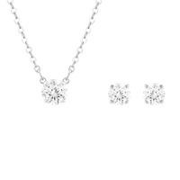 Swarovski Attract Round Pendant and Earring Set 5113468