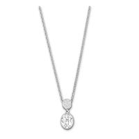 Swarovski Vanita Pave Crystal Oval Drop Necklace 5035876