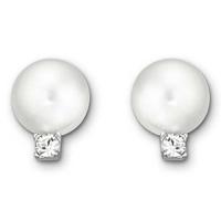 Swarovski Tricia Crystal Simulated Pearl Studs 1179751