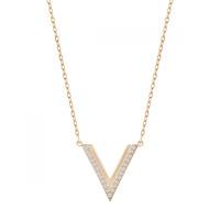 Swarovski Delta Small Crystal V Necklace 5140120