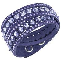 swarovski slake dot purple bracelet medium 5201122