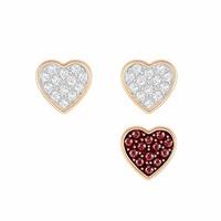 Swarovski Crystal Wishes Heart Stud Earrings Set 5272369