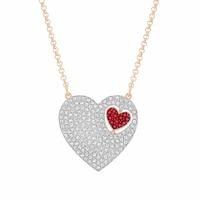 Swarovski Great Rose Gold Plated Heart Necklace 5272346