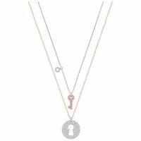 Swarovski Crystal Wishes Key Necklace Set 5272240