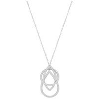 swarovski genius interlocking loops crystal necklace 5269542