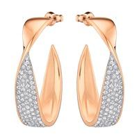 Swarovski Ladies Freedom Rose Gold Plated Hoop Earrings 5237055