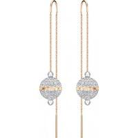 Swarovski Ladies Foam Rose Gold Plated Crystal Ball Earrings 5224732