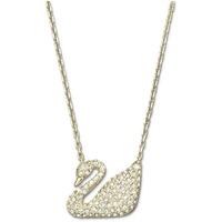 Swarovski Swan Gold Plated Pave Swan Necklet 5063921