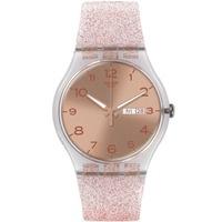Swatch Ladies\' Pink Glistar Watch SUOK703