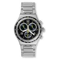 Swatch Mens Sprinkled Water Chronograph Watch YVS411G