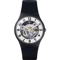 Swatch Skeletor Black Strap Watch SUOB134