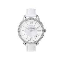 Swarovski Ladies Aila Day White Strap Watch 5095938