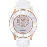 Swarovski Ladies Octea Classica White Strap Watch 5095482