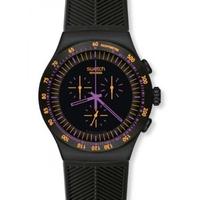 Swatch Purple In Dark Chronograph Watch YOB102