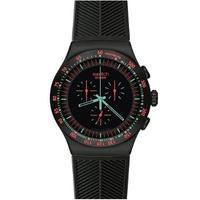 Swatch Mint In Dark Chronograph Watch YOB105