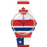 Swatch Unisex Flagtime Multicoloured Watch SUOW111