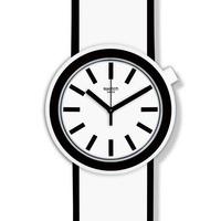 Swatch Popmoving White Strap Watch PNW100