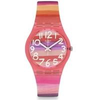 Swatch Astilbe Pink Rubber Strap Watch GP140