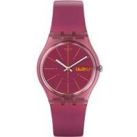 Swatch Sneaky Peaky Pink Strap Watch GP701