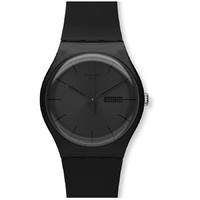 Swatch Mens Black Rebel Watch SUOB702