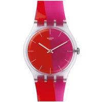 swatch unisex lampoonia strap watch suok117