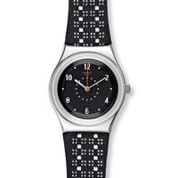 Swatch Unisex Black Puncher Watch YLS184