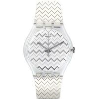 Swatch Wavey Dots White Strap Watch SUOK118