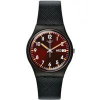 Swatch Unisex Sir Red Strap Watch GB753