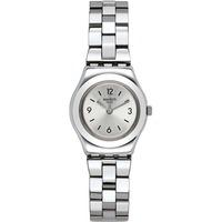 swatch ladies grandino stainless steel bracelet watch ysss300g