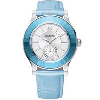 swarovski ladies octea classica light blue strap watch 5131874