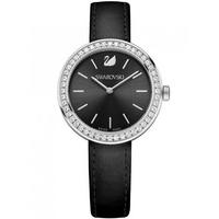 Swarovski Ladies Daytime Black Strap Watch 5172176