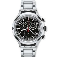 Swatch Black Energy Stainless Steel Watch YYS4000AG