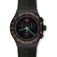 Swatch Mens Mint In Dark Watch YOB105