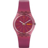 Swatch Sneaky Peaky Pink Strap Watch GP701