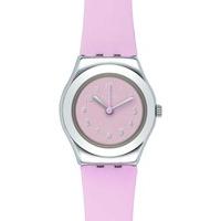 swatch ladies cite rosee pink strap watch yss305