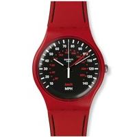 Swatch Men\'s Red Brake Watch SUOR104