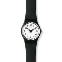 Swatch Ladies Black Rubber Strap Watch LB153