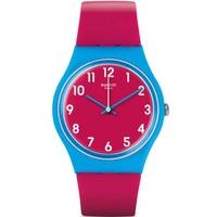 Swatch Ladies Lampone Pink Strap Watch GS145