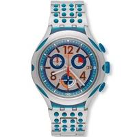 Swatch Mens 16 Dots Aluminum Bracelet Watch YYS4007AG