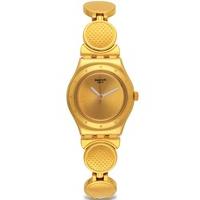 Swatch Ladies Givre Gold Plated Watch YSG141G