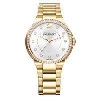 swarovski ladies city gold plated watch 5213729