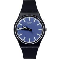 swatch unisex nightsea strap watch gb281