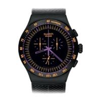 Swatch Unisex Purple In Dark Watch YOB102