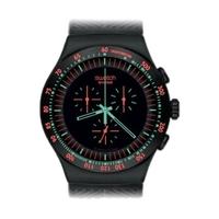 Swatch Mens Mint In Dark Watch YOB105