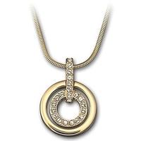 Swarovski Gold Plated Open Circle Pendant 1081977