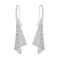 Swarovski Fit Silver Crystal Earrings 5143068