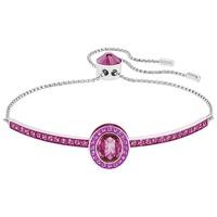 swarovski gently fuchsia oval crystal bangle 5278486