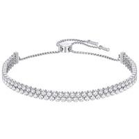 Swarovski Subtle Rhodium Plated Crystal Bracelet 5221397